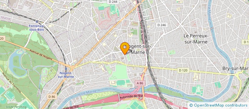 localisation de l'entreprise SCI 145 GRANDE RUE à NOGENT-SUR-MARNE