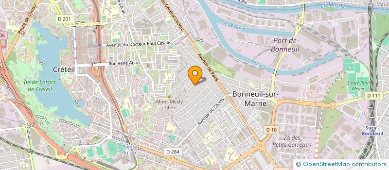 localisation de l'entreprise SCI 145 PROMENADE à BONNEUIL-SUR-MARNE