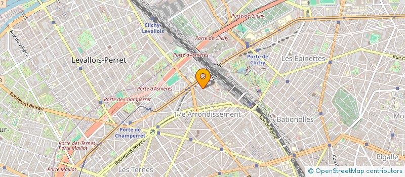 localisation de l'entreprise SCI 145 R SAUSSURE PARIS 17  PARIS