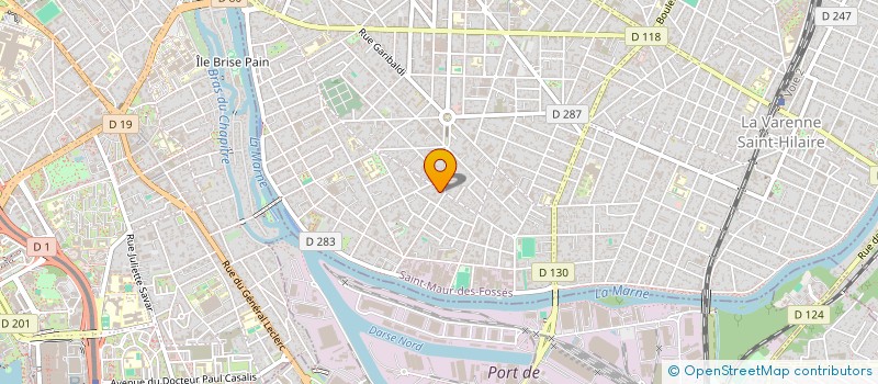 localisation de l'entreprise SCI 146 GIRAUD à SAINT-MAUR-DES-FOSSES