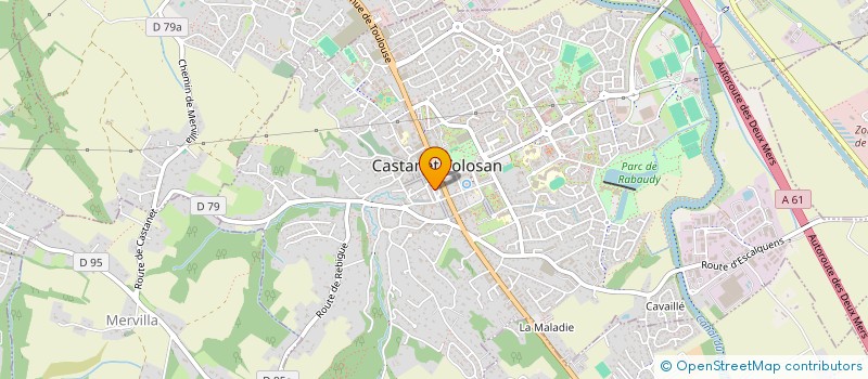 localisation de l'entreprise SCI 15 à CASTANET-TOLOSAN