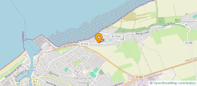 localisation de l'entreprise SCI 15 ALEXANDRE DUMAS  DIEPPE