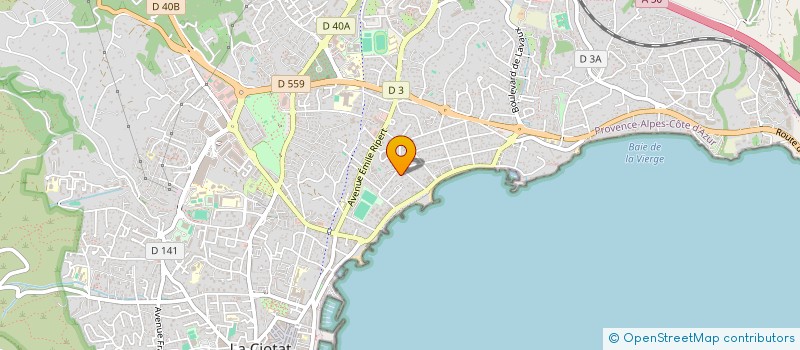 localisation de l'entreprise SCI 15 ALLEES LUMIERE II  LA CIOTAT