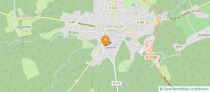 localisation de l'entreprise SCI 15 AV DU STADE  CASTELNAU-DE-MEDOC