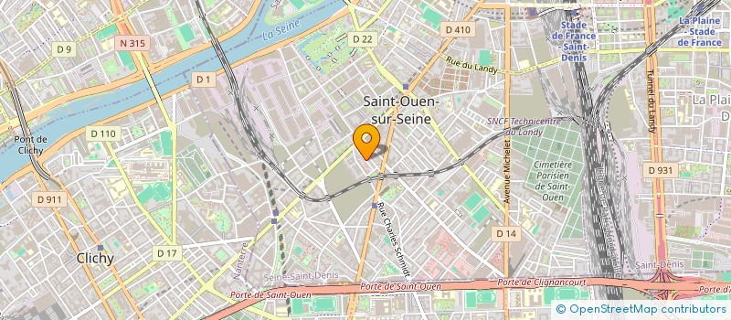 localisation de l'entreprise SCI 15 BIS R PARMENTIER à SAINT-OUEN-SUR-SEINE