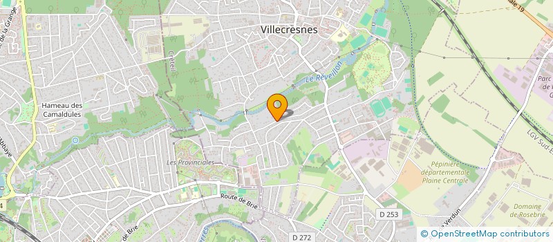 localisation de l'entreprise SCI 15 CHEMIN D'AUBRAY  VILLECRESNES