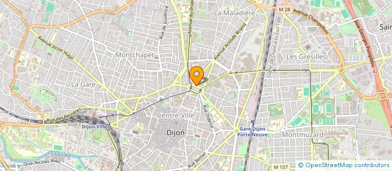 localisation de l'entreprise SCI 15 COUR CHABEUF à DIJON