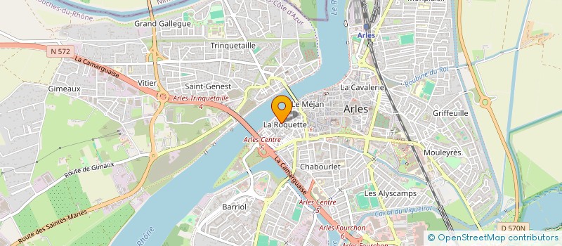 localisation de l'entreprise SCI 15 DECEMBRE  ARLES