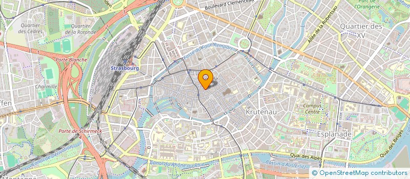 localisation de l'entreprise SCI 15 FRANCS BOURGEOIS à STRASBOURG