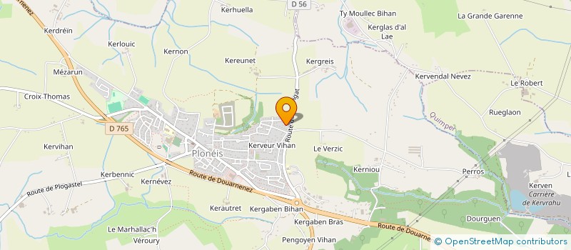 localisation de l'entreprise SCI 15 QUAI BRIZEUX  PLONEIS