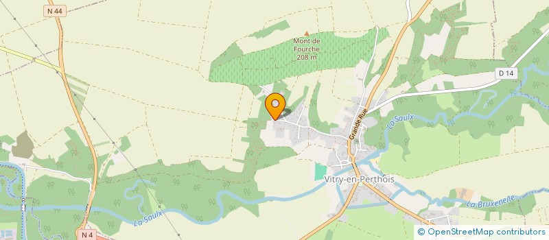 localisation de l'entreprise SCI 15 R.D.R.  VITRY-EN-PERTHOIS