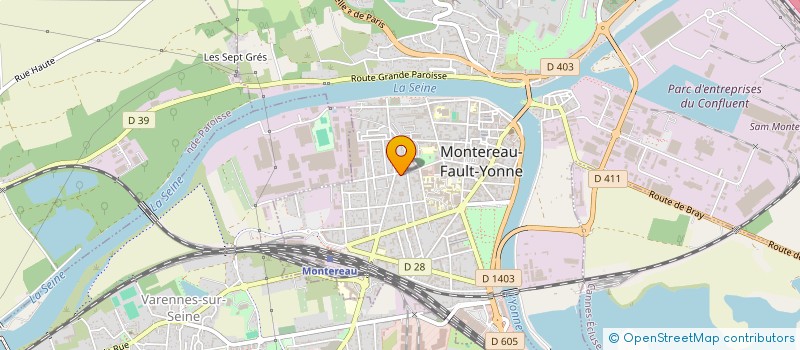 localisation de l'entreprise SCI 15 R DE VARENNES à MONTEREAU-FAULT-YONNE