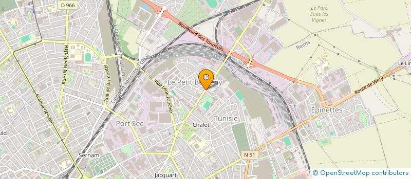 localisation de l'entreprise SCI 15 RUE DANTON  BETHENY