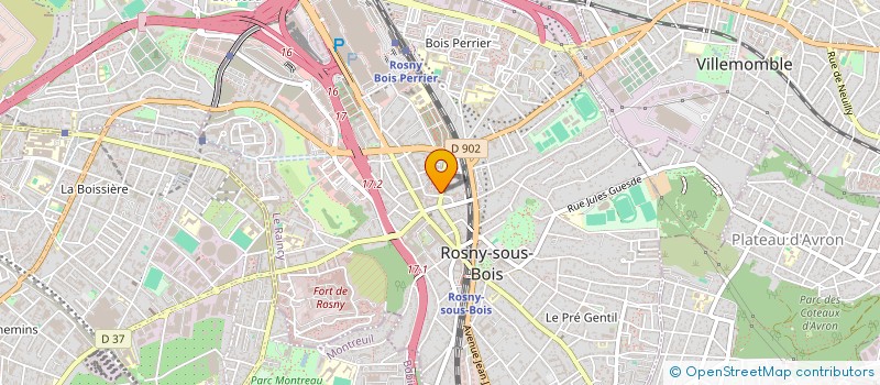 localisation de l'entreprise SCI 15 RUE DE LA GRAND COTE à ROSNY-SOUS-BOIS