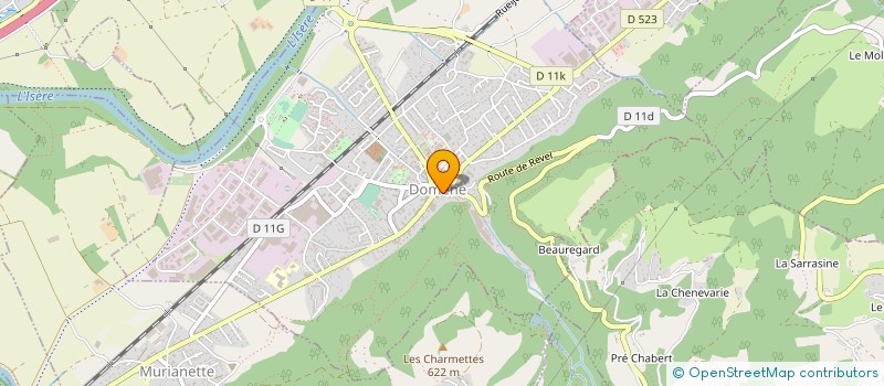 localisation de l'entreprise SCI 15 RUE JEAN JAURES  DOMENE