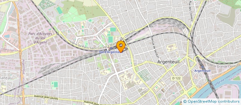 localisation de l'entreprise SCI 15 RUE MIGNON BOUCHER  ARGENTEUIL