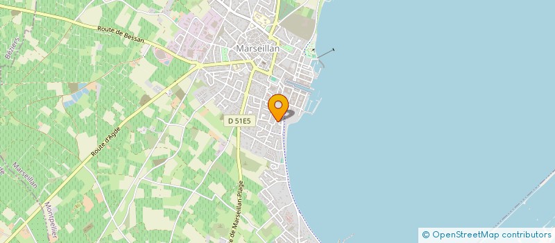 localisation de l'entreprise SCI 15 RUE SUFFREN à MARSEILLAN