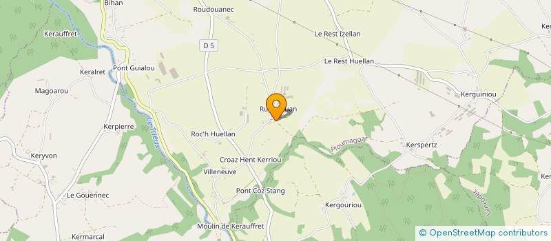 localisation de l'entreprise SCI 15 RUNANBUAN  PLOUMAGOAR