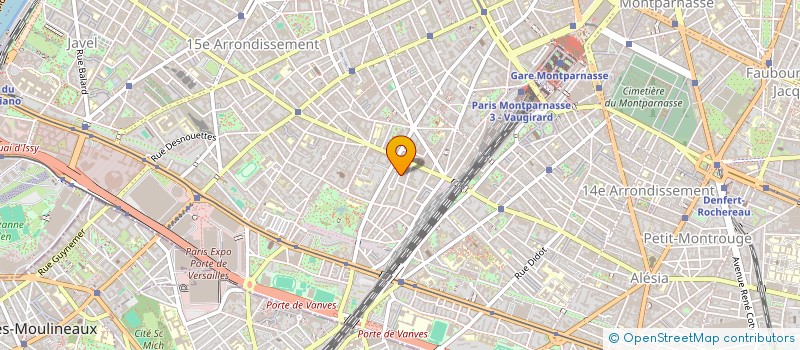 localisation de l'entreprise SCI 15 SANTOS DUMONT  PARIS