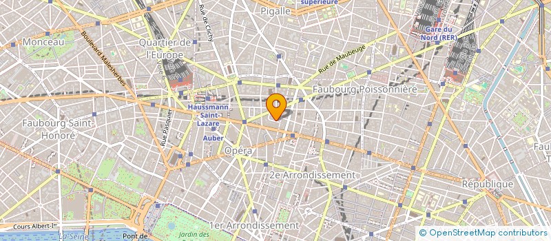 localisation de l'entreprise SCI 15 SCRIBE  PARIS