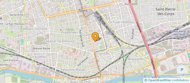 localisation de l'entreprise SCI 1515 AND CO  TOURS