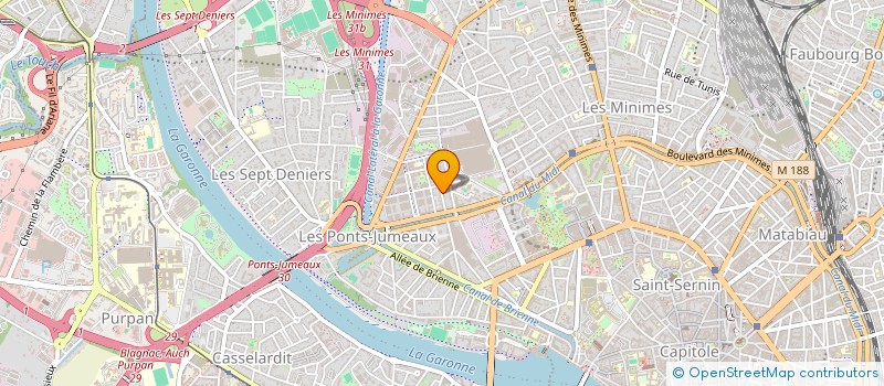 localisation de l'entreprise SCI 152 M à TOULOUSE