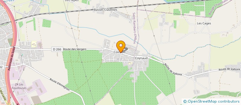 localisation de l'entreprise SCI 1528 LEGLENE  SAINT-RAMBERT-D'ALBON