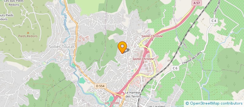 localisation de l'entreprise SCI 153 FOCH  SOLLIES-PONT