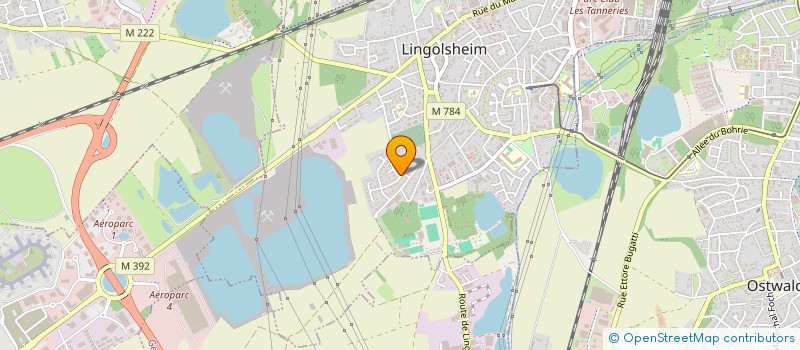 localisation de l'entreprise SCI 154  LINGOLSHEIM