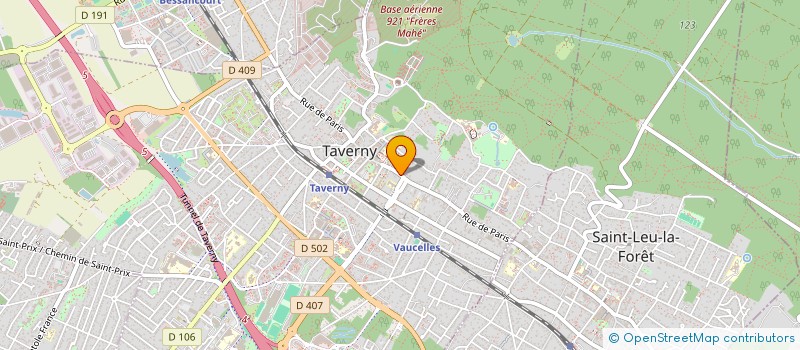 localisation de l'entreprise SCI 156 RUE DE PARIS  TAVERNY