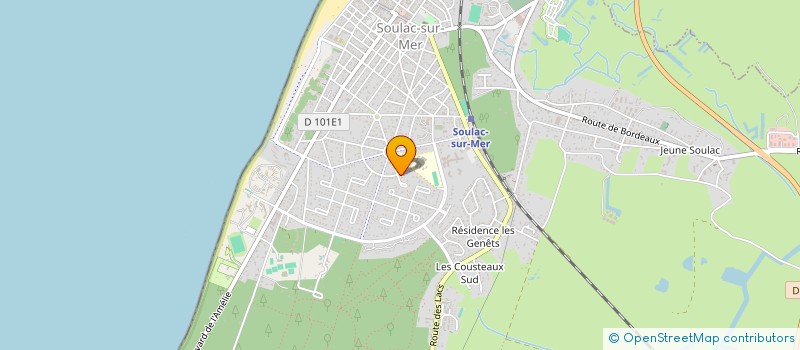 localisation de l'entreprise SCI 157 DRANCY  SOULAC-SUR-MER