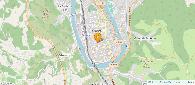 localisation de l'entreprise SCI 157 RUE FREDERIC SUISSE  CAHORS