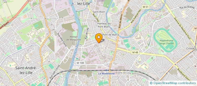 localisation de l'entreprise SCI 159 RUE MONTGOLFIER à MARCQ-EN-BARŒUL