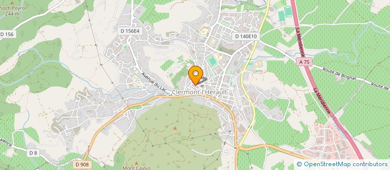 localisation de l'entreprise SCI 15B ROUTE DE CLERMONT  CLERMONT-L'HERAULT