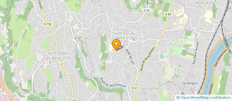 localisation de l'entreprise SCI 16-07  SAINT-CYR-AU-MONT-D'OR