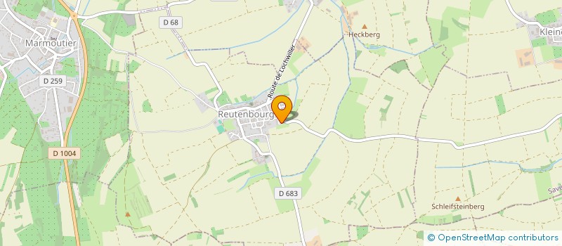 localisation de l'entreprise SCI 16-13  REUTENBOURG