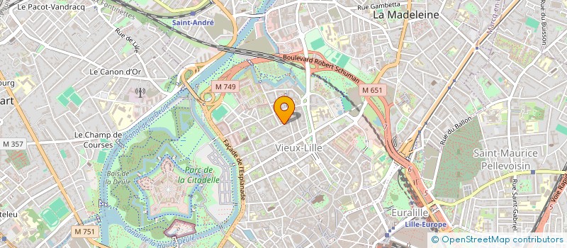 localisation de l'entreprise SCI 16-18 RUE FAIDHERBE à LILLE