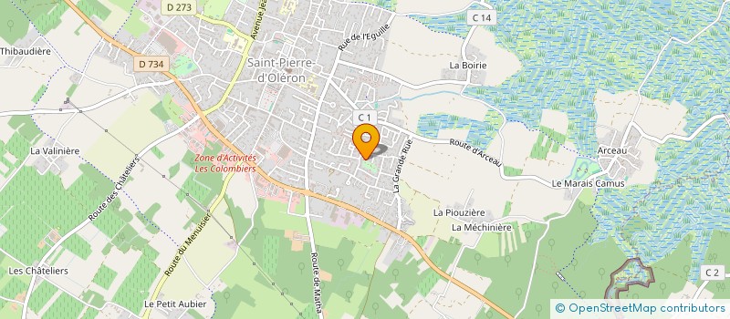 localisation de l'entreprise SCI 16 44  SAINT-PIERRE-D'OLERON