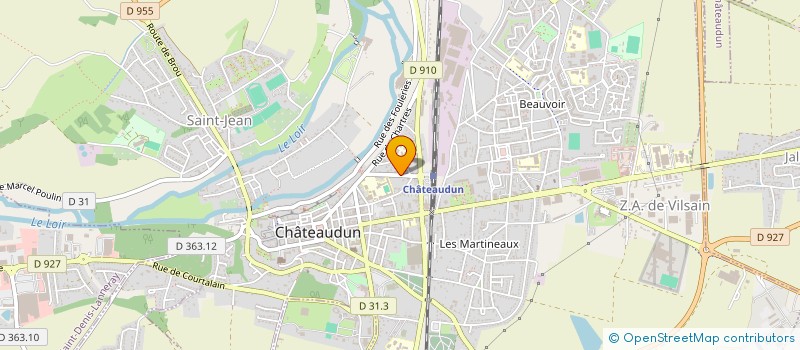 localisation de l'entreprise SCI 16 AFI à CHATEAUDUN