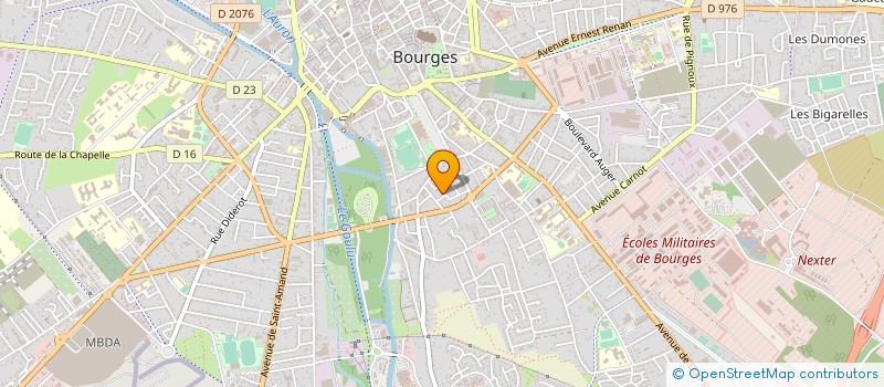 localisation de l'entreprise SCI 16 AGNES SOREL  BOURGES