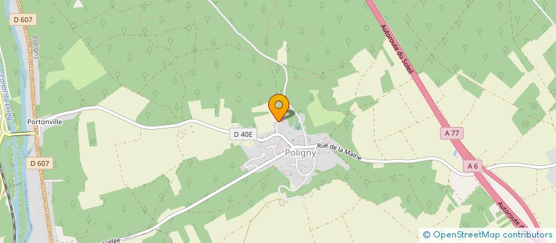 localisation de l'entreprise SCI 16 AV GENERAL DE GAULLE à POLIGNY
