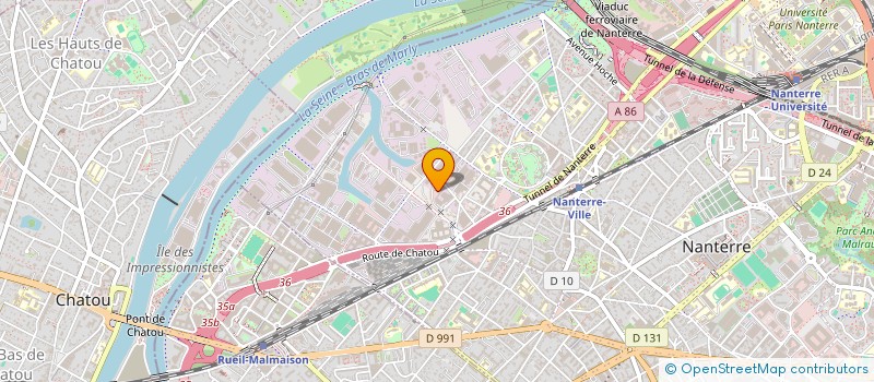 localisation de l'entreprise SCI 16 AVE DES GUILLERAIES  NANTERRE