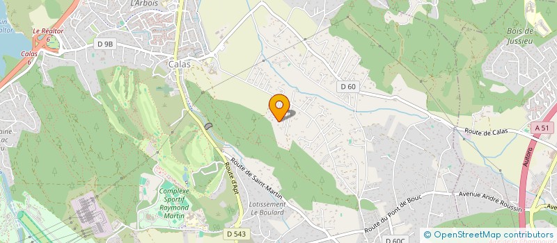 localisation de l'entreprise SCI 16 BONTEMPS  CABRIES