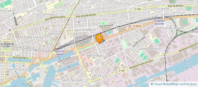 localisation de l'entreprise SCI 16 DP à LE HAVRE