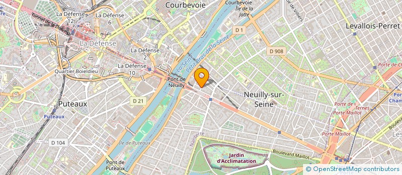 localisation de l'entreprise SCI 16 DU CHATEAU à NEUILLY-SUR-SEINE