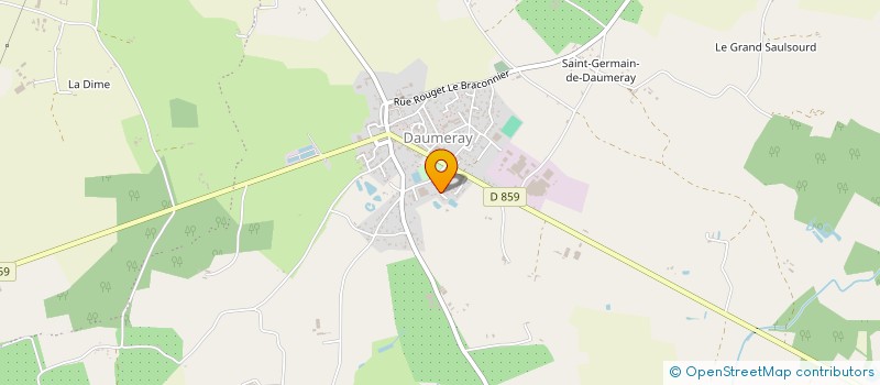 localisation de l'entreprise SCI 16 LES ROSEAUX  MORANNES SUR SARTHE-DAUMERAY