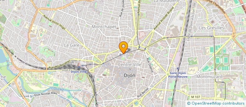 localisation de l'entreprise SCI 16 MARIOTTE à DIJON