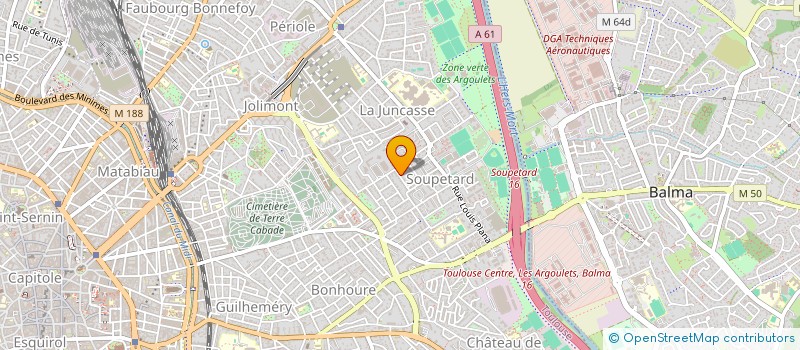 localisation de l'entreprise SCI 16 MERCADIER à TOULOUSE