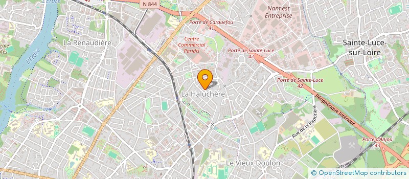 localisation de l'entreprise SCI 16 MON REPOS  NANTES