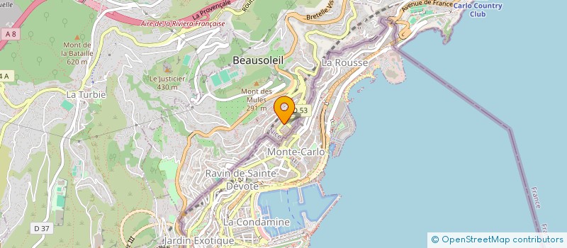 localisation de l'entreprise SCI 16 REPUBLIQUE  BEAUSOLEIL